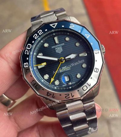 Clone TAG Heuer Aquaracer Professional 300 GMT Stainless Steel Watch